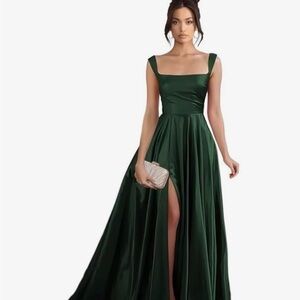 Amazon Dark Green Maxi Dress